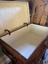 Vintage leather trunk