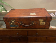 Vintage Leather Suitcase