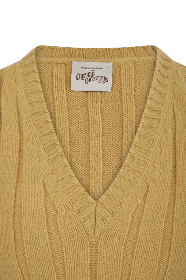 Ladies 1930s Vintage flax coloured vest