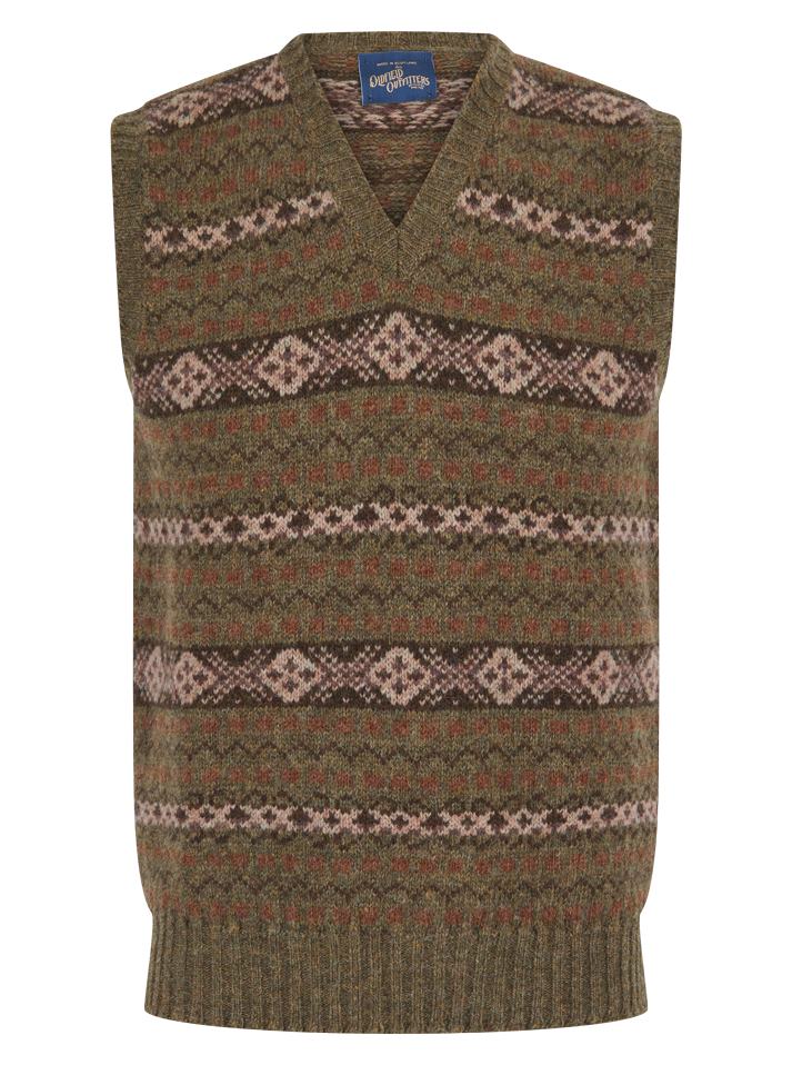 Vintage Fair Isle sweater vest