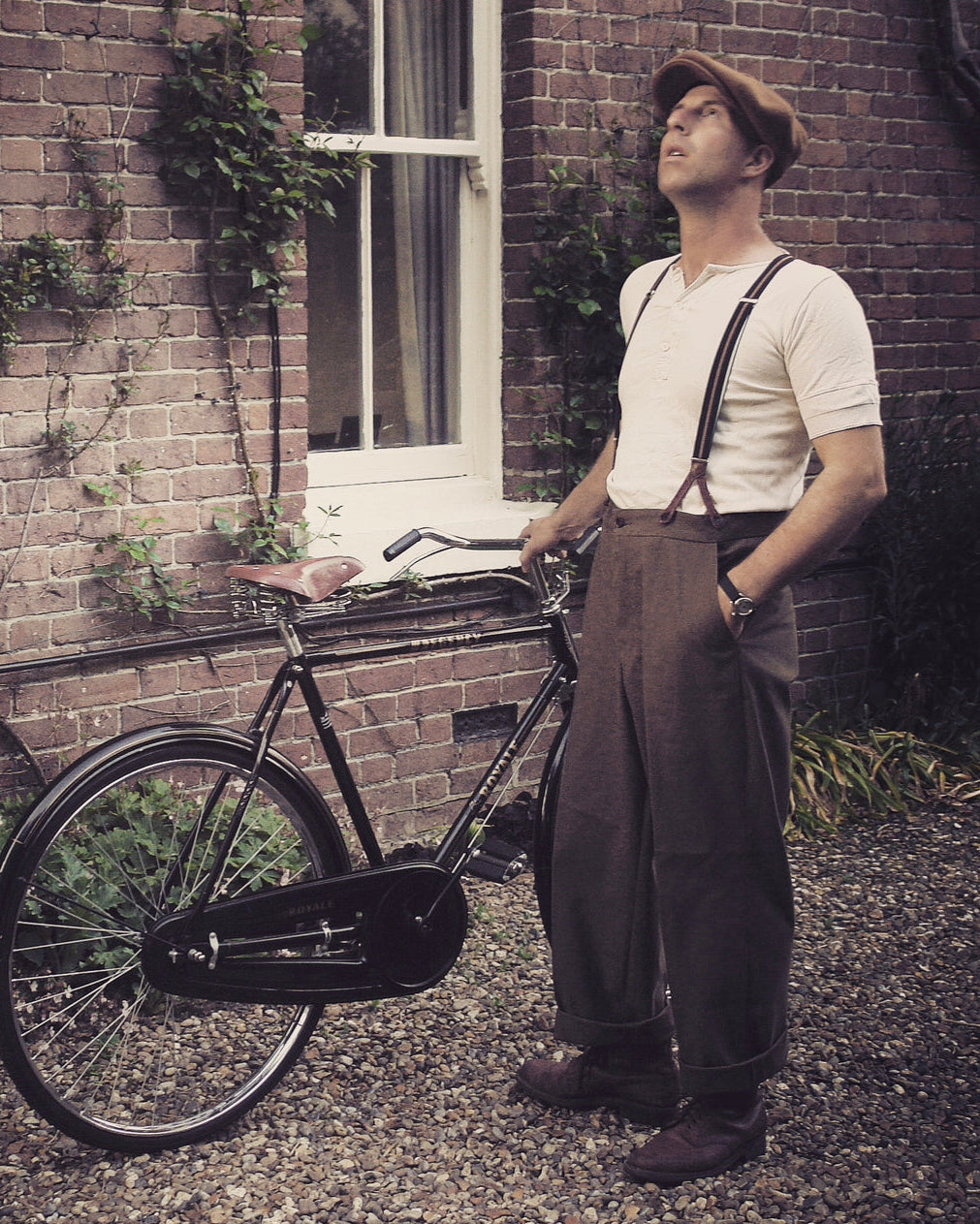 High waist British Workwear trouser