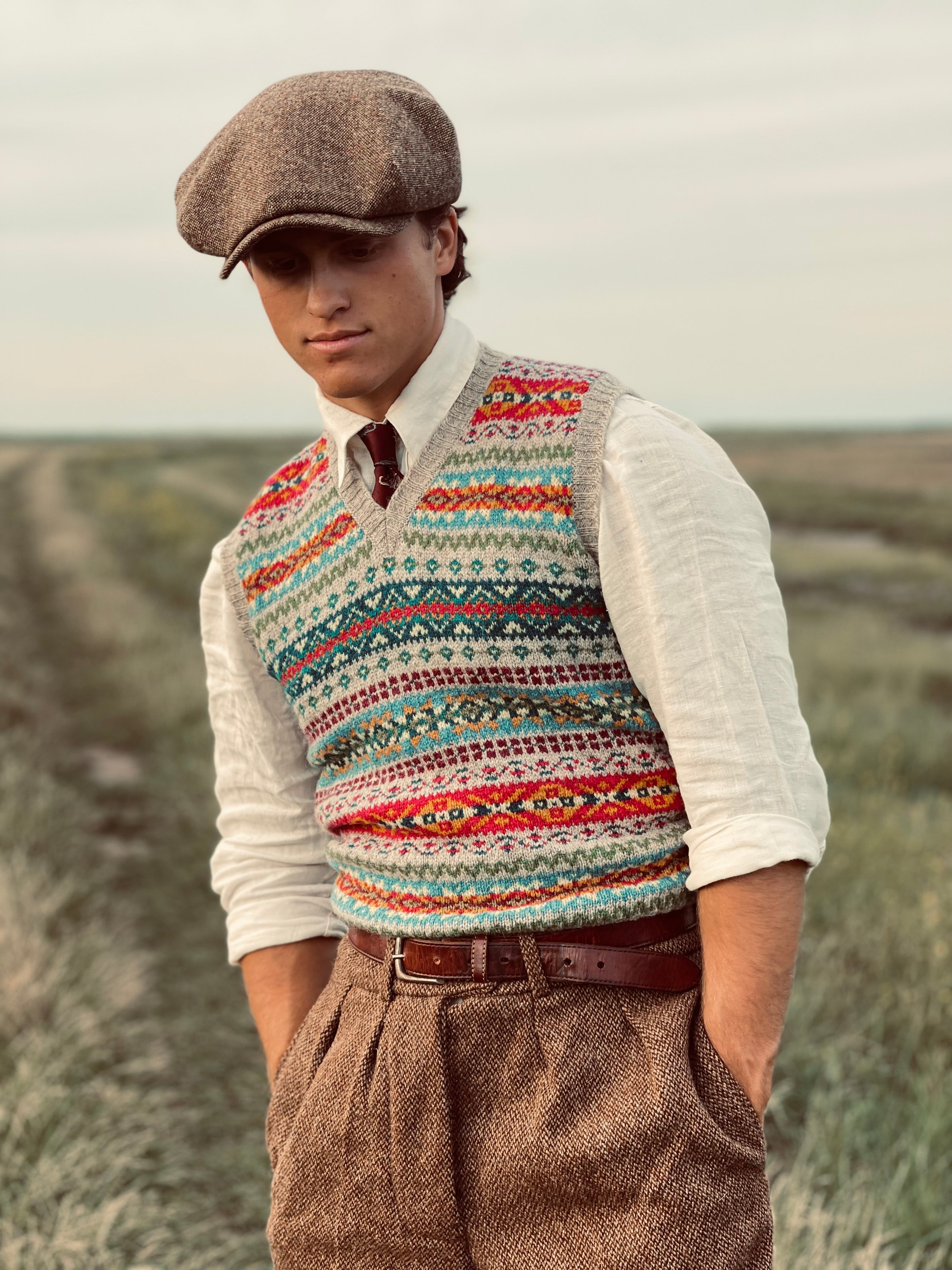 FAIR ISLE SLIPOVER “THE HENRY COTTON”