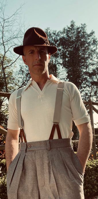 1940s Jersey Cotton sports shirt