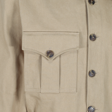 1940s Wartime Overalls in sand Bull denim