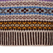 Ribbed Fair Isle sweater