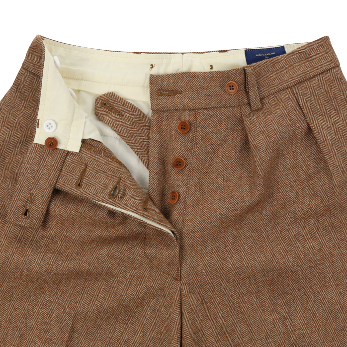 Button fly trousers