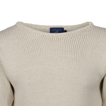 Boat neck sweater made in England