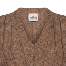 Vintage v neck wool sweater