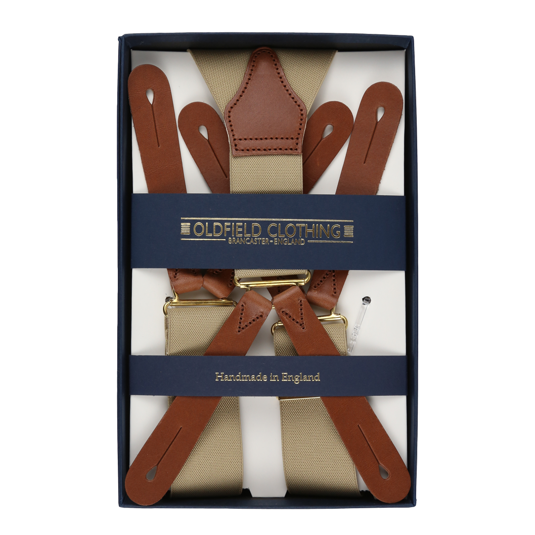 WIDE KHAKI BRACE
