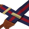 Wide Navy & Red Stripe brace