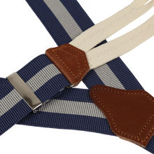 Wide Navy & Off-White brace
