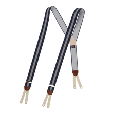 Wide Navy & Off-White brace