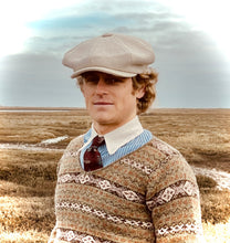 Cream Donegal Tweed 8 piece Cap