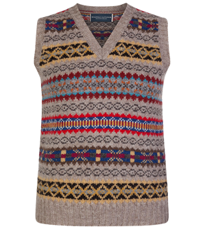 Fair Isle sweater made in Shetland