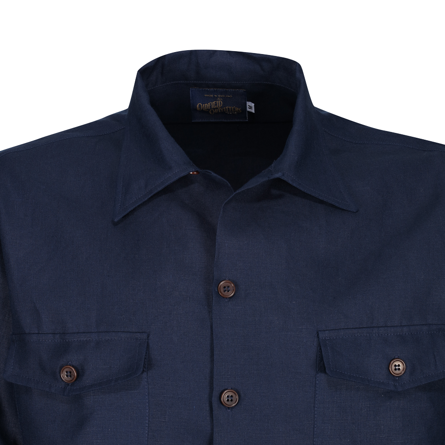 Navy linen shirt
