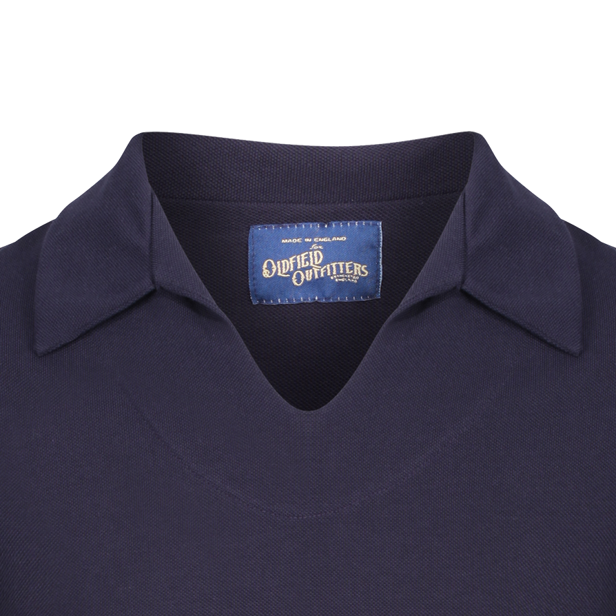 THE "DA NILE" SHIRT NAVY ORGANIC JERSEY COTTON