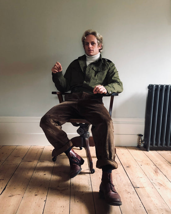 Brown Corduroy Workwear trouser