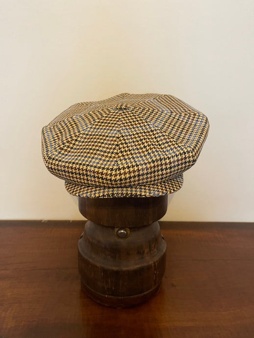 1930s Prince of Wales Check 8 piece Cap