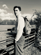 Handmade Leather & Canvas Backpack - Rockness -Made By Ben at Portamus