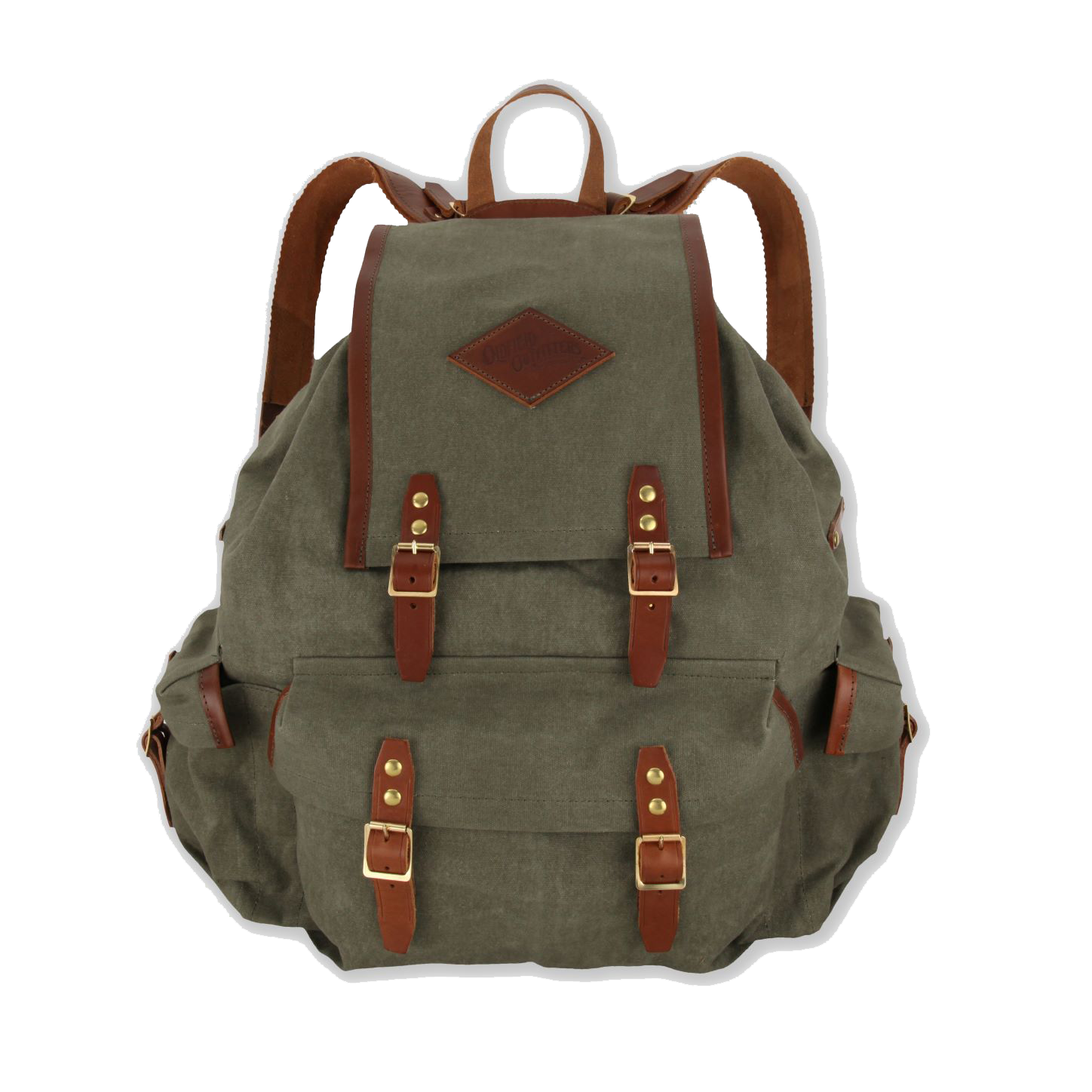 Handmade Leather & Canvas Backpack - Rockness -Made By Ben at Portamus