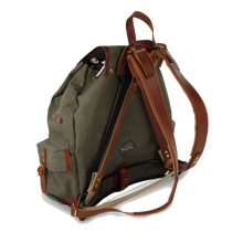 Handmade Leather & Canvas Backpack - Rockness -Made By Ben at Portamus