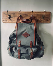 1930s Leather and canvas ruck sack
