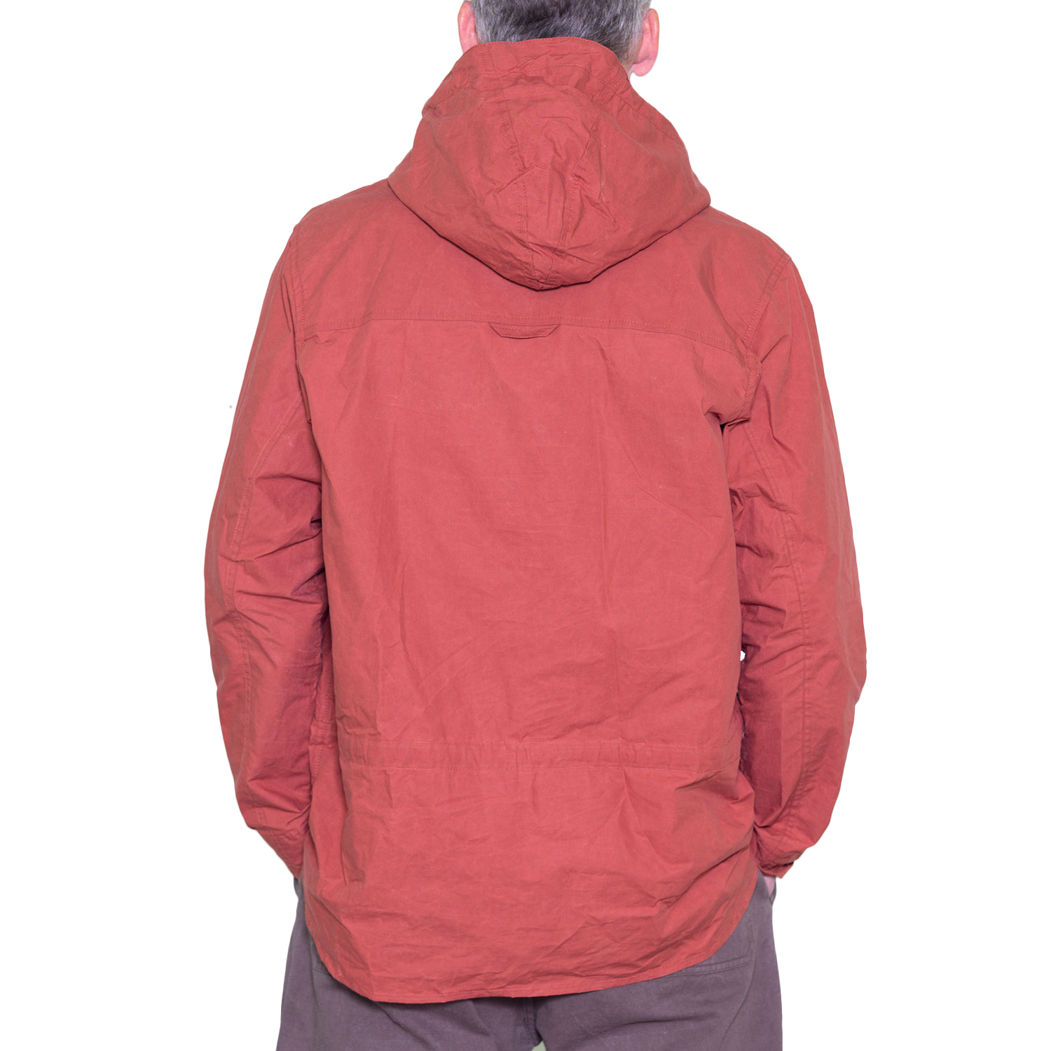Yarmouth Oilskins - hooded smock - brick