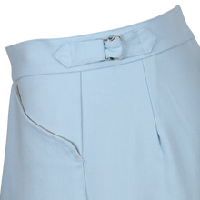 1940s "St.Tropez" trouser in Sky Blue Bull Denim