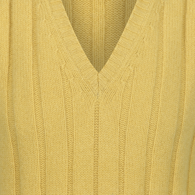 Geelong Wool Slipover in Mustard