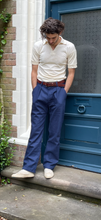 1930s Navy Canvas Beach Trouser