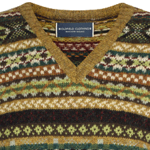 V neck Fair Isle pullover