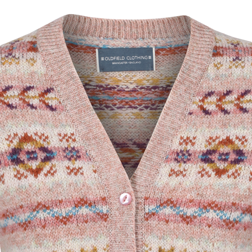 LADIES FAIR ISLE CARDIGAN - "THE FLORENCE"