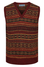 Fair Isle slipover knitted in Shetland