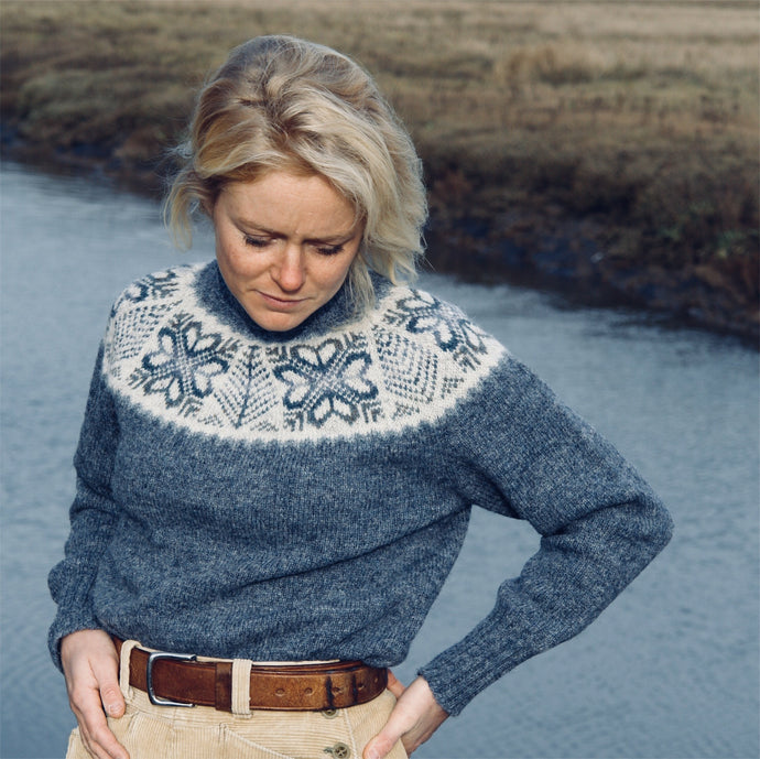 Ladies Yoke Fair Isle sweater vintage 1930s