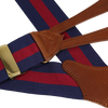 Wide Navy & Red Stripe brace