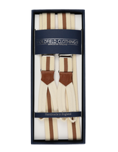 Narrow Cream & Brown brace