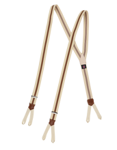 Narrow Cream & Brown brace