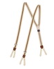 Narrow Cream & Brown brace