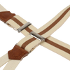 Narrow Cream & Brown brace
