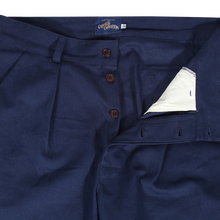 1930s Navy Canvas Beach Trouser