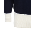 1920s Biker sweater in Navy & Ecru