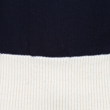 1920s Biker sweater in Navy & Ecru