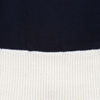 1920s Biker sweater in Navy & Ecru