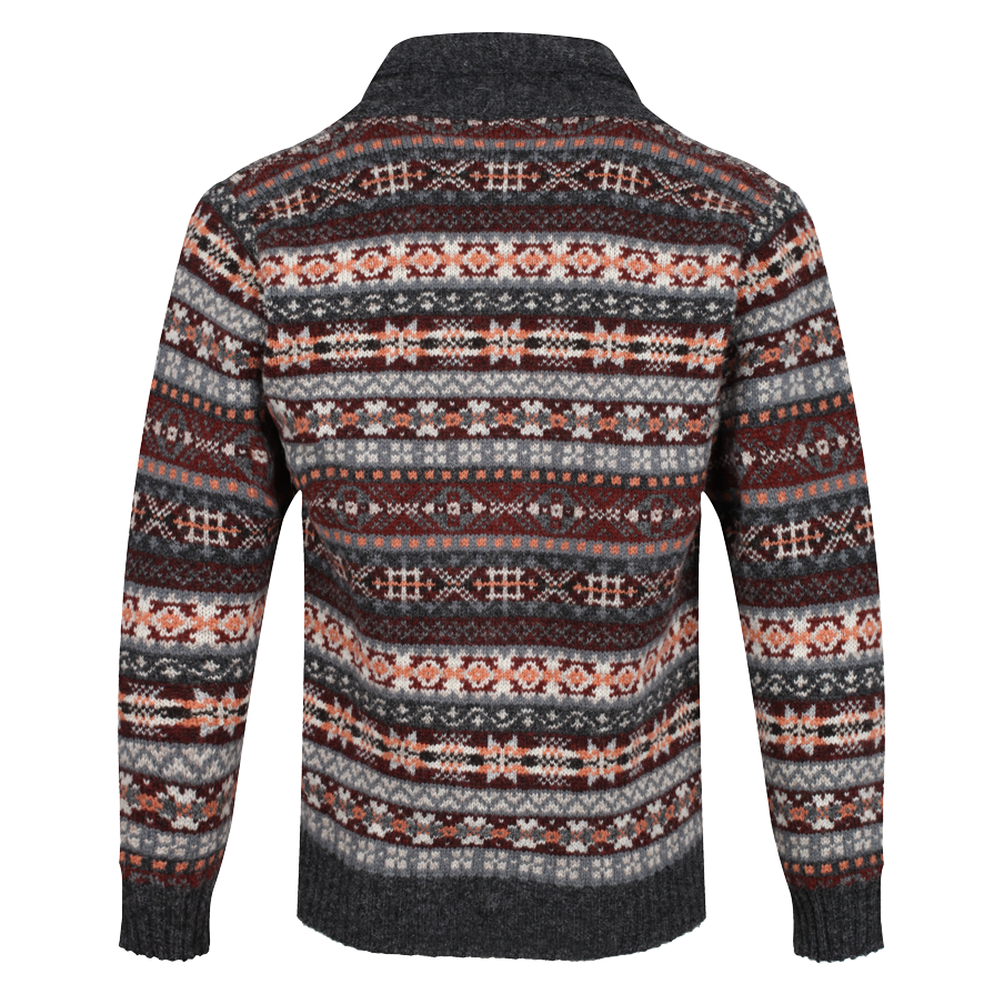 Fair Isle cardigan made in Shetland