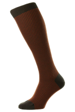 Panthrella, "Highbury Chocolate", Over the Calf sock