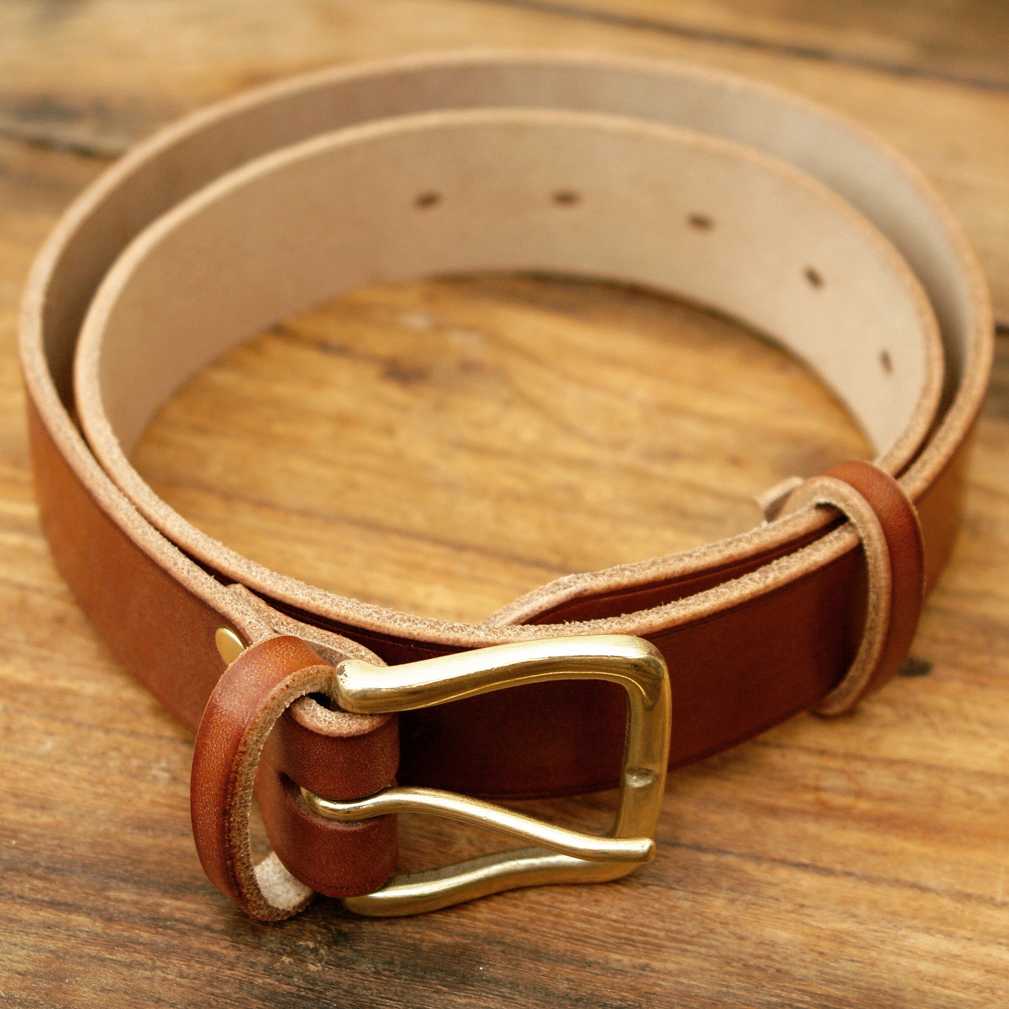 15 year old leather belt. From a street store in Grand Canaria