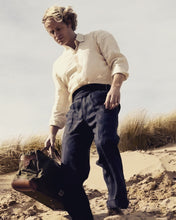 1940s Laszlo trouser in Navy Irish linen