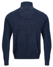 1930s Indigo Zip Sports Shirt